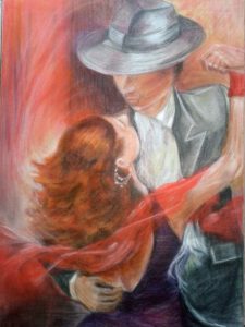 Para tańcząca tango